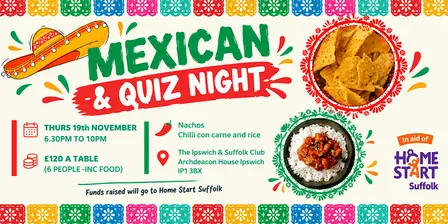 Charity Mexican & Quiz Night