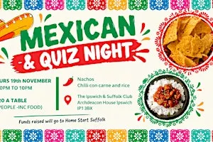 Charity Mexican & Quiz Night