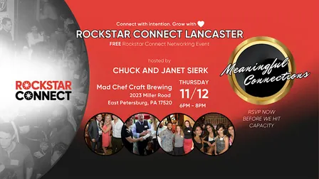 Free Rockstar Connect Lancaster Networking Event (November - Lancaster, PA)