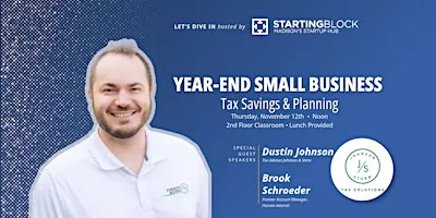 StartingBlock presents Let's Dive In: Year End Small Business Tax Savings