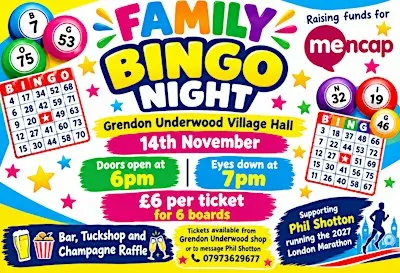 Charity Bingo Evening!