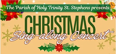 The Parish of HTSSM presents a Christmas Sing-along Concert