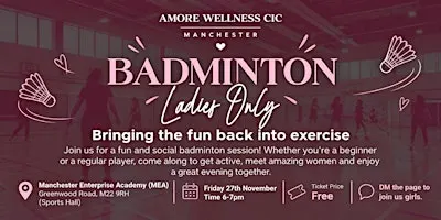 Ladies only badminton