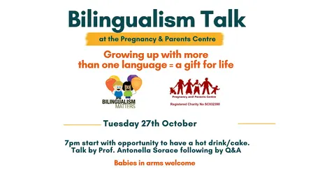 Bilingualism Talk at the Pregnancy & Parents Centre