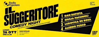 IL SUGGERITORE COMEDY NIGHT