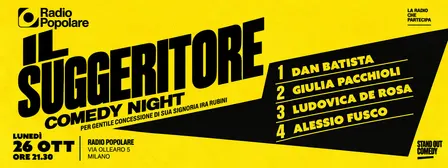 IL SUGGERITORE COMEDY NIGHT