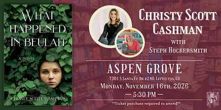Christy Scott Cashman with Steph Hockersmith at Tattered Cover Aspen Grove