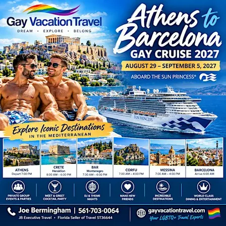 Sitges Bear Cruise 2027 Athens to Barcelona