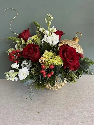 Holiday Ornament Floral Workshop