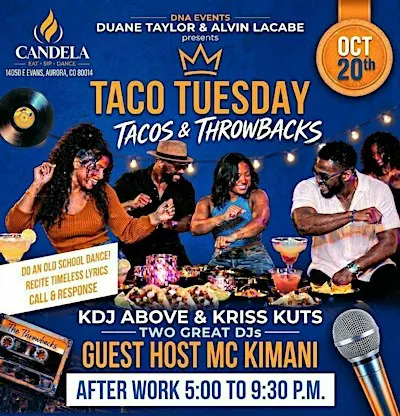 TACOS & THROWBACK DANCES!