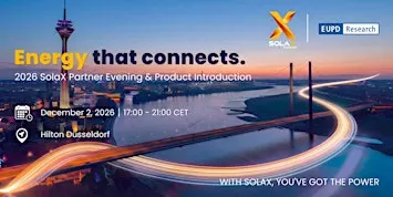Energy that Connects - A SolaX Partner Evening & Product Introduction