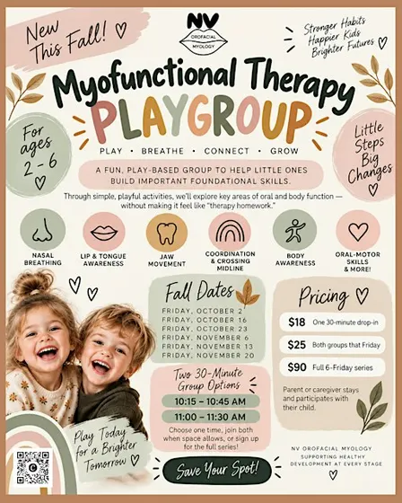 Myofunctional Therapy Playgroup | Ages 2–6