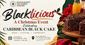 Blacklicious: A Black Cake Day Fundraiser