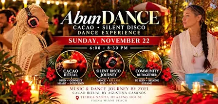 AbunDANCE - A CACAO + SILENT DISCO DANCE EXPERIENCE