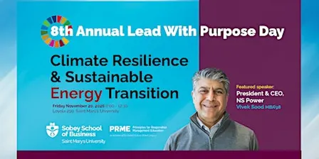 8th  Annual Sobey School of Business: Lead With Purpose Day