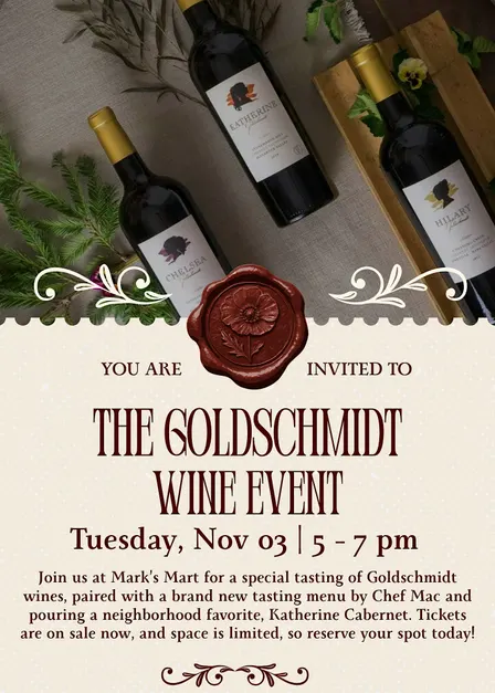 The Goldschmidt Wine Event