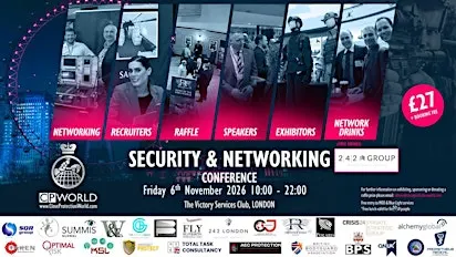Close Protection World Security Conference 2026