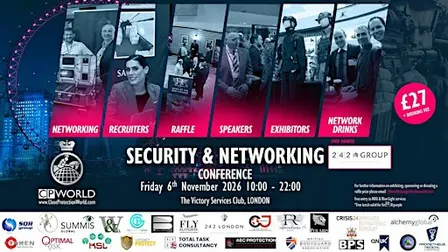 Close Protection World Security Conference 2026