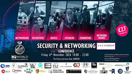 Close Protection World Security Conference 2026