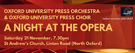 A NIGHT AT THE OPERA | OUP Orchestra and OUP Choir