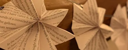 Stress Busting Creative Workshop- Book Folded Decorations