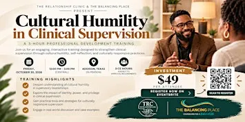 Cultural Humility into Clinical Supervision: A 3-Hour CE Training