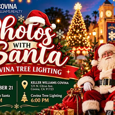 Photos with Santa + Covina Tree Lighting