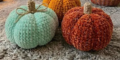 Stitch & Sip - PUMPKIN PILLOW, LOOM KNITTING, NO EXPERIENCE REQUIRED