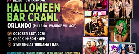 Halloween Bar Crawl 10/31 - ORLANDO (Mills 50 / Ivanhoe Village)