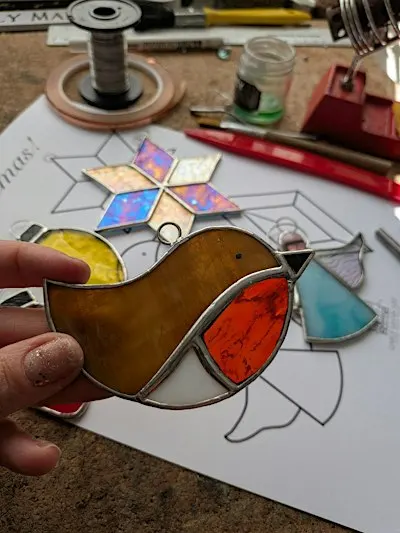 Stained Glass Christmas Decorations – 3hr Taster Session
