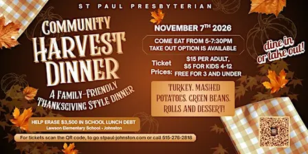 2026 Community Harvest Dinner
