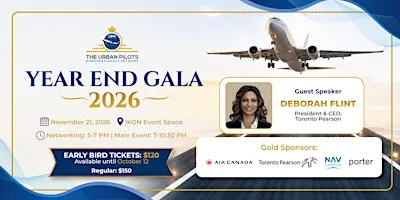 Urban Pilots & Professionals Network Year End 2026 Gala