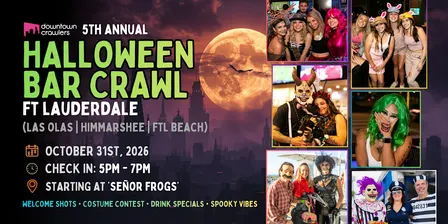 Halloween Bar Crawl 10/31 - FORT LAUDERDALE Beach