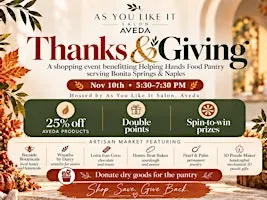 Thanks & Giving - A Seasonal Artisan Sip and Shop Market