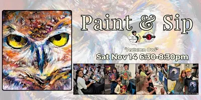 Paint & Sip in Eugene, Oregon “Autumn Owl”