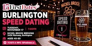 15FirstDates Burlington Speed Dating (Age 40-50)