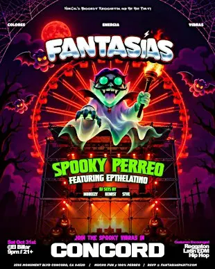 Fantasías: Spooky Perreo - Halloween Reggaeton Party, Concord