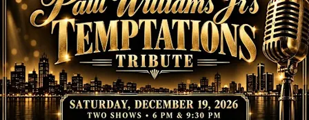 Paul Williams Jr's Temptation Tribute - Live At The Prestige!