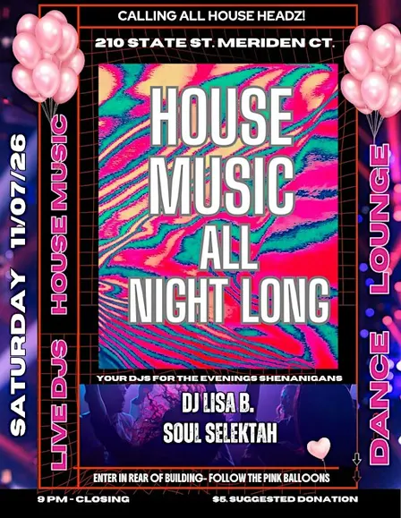 HOUSE MUSIC NIGHT @ THE CLUBHOUSE