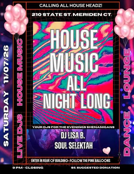 HOUSE MUSIC NIGHT @ THE CLUBHOUSE