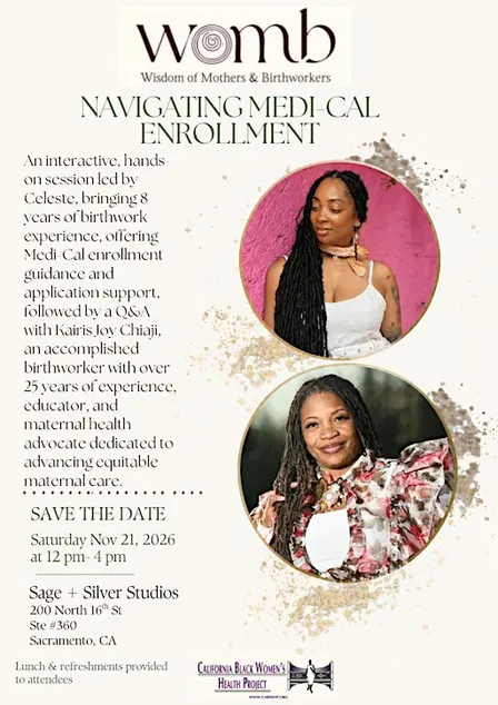 WOMB Collective Doula Clinic: Navigating Medi-Cal Enrollment