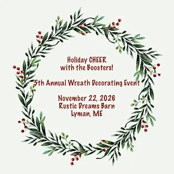 5th Annual Holiday CHEER with the Boosters! Wreath Decorating Event