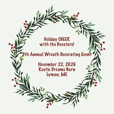 5th Annual Holiday CHEER with the Boosters! Wreath Decorating Event