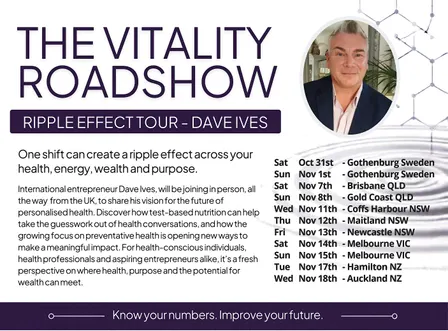 The Vitality Roadshow - Newcastle NSW