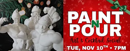 Paint N' Pour Art & Cocktail Social - Holly Jolly Edition