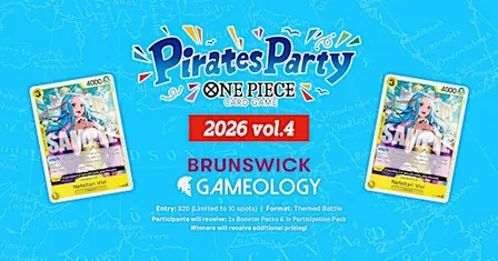 ONE PIECE - Pirate Party Vol.4 - THEMED - Gameology BRUNSWICK - 04/11/26