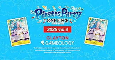 ONE PIECE - Pirate Party Vol.4 - LIMITED - Gameology CLAYTON - 05/11/26