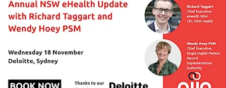 Annual NSW eHealth Update with Richard Taggart and Wendy Hoey PSM