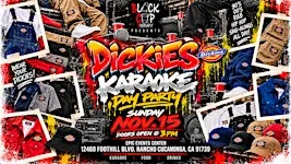 BLACK CUP'S "DICKIES" KARAOKE DAY PARTY