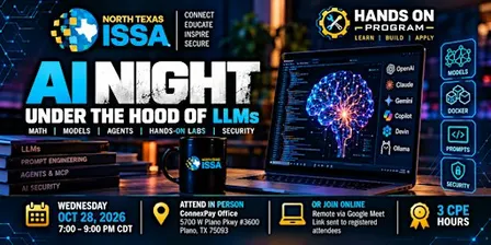 NTXISSA Hands-On: AI Night: Under the Hood of LLMs